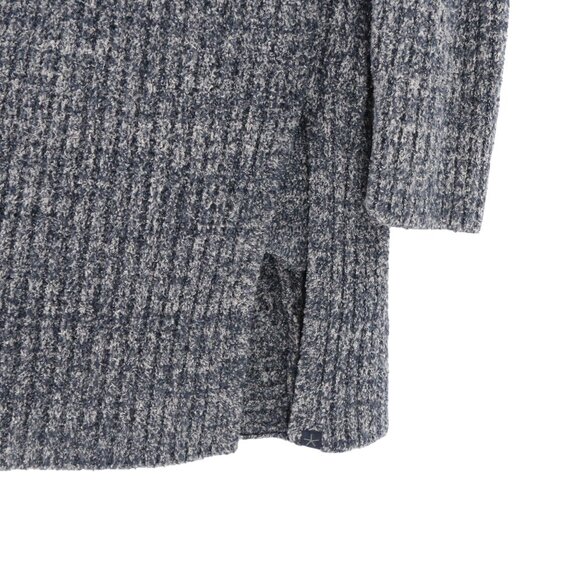 Barefoot Dreams CozyChic Lite Ribbed Montecito Cardigan Sweater Heather Blue XL - Picture 6 of 6